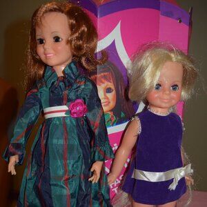 RARE VINTAGE IDEA CHRISSY & VELVET WITH FASHION TOTE